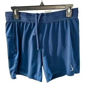 Nike Dri-FIT Men's Blue Workout Shorts - Breathable & Comfortable